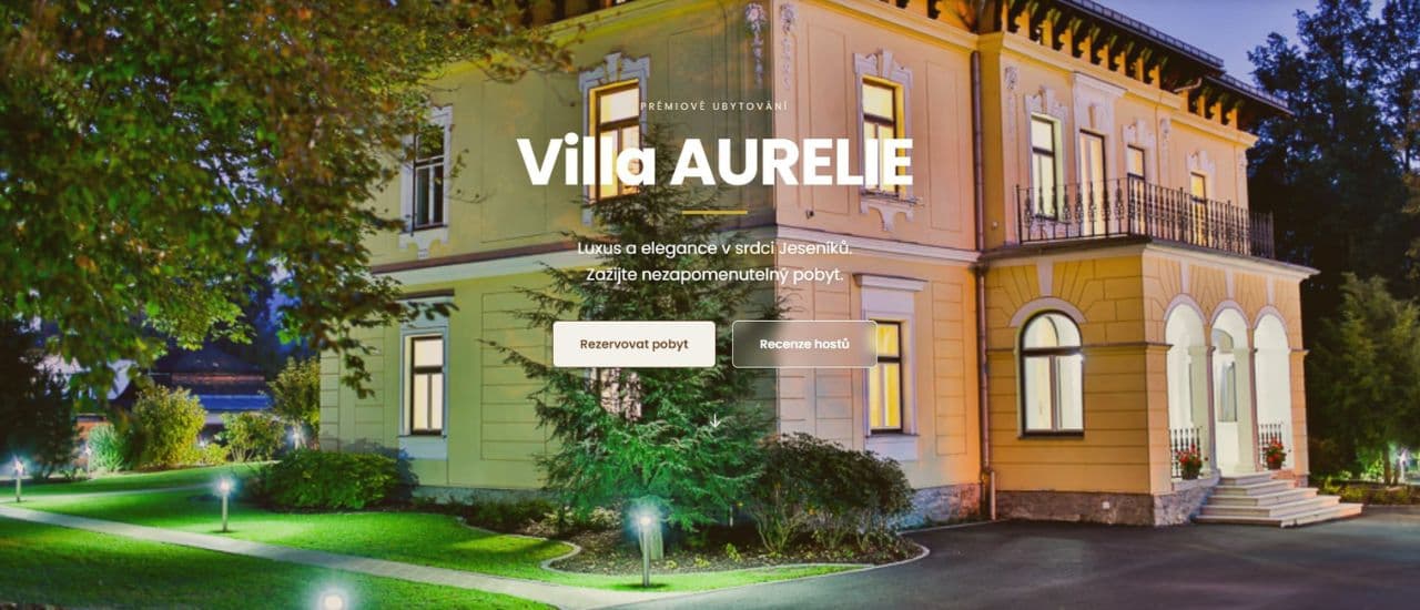 Elegantní prezentace stylové vily